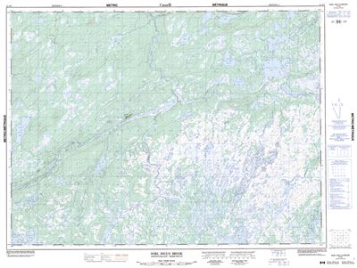 012A09 - NOEL PAUL'S BROOK - Topographic Map