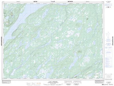 012A10 - LAKE AMBROSE - Topographic Map