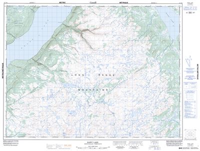 012A14 - RAINY LAKE - Topographic Map