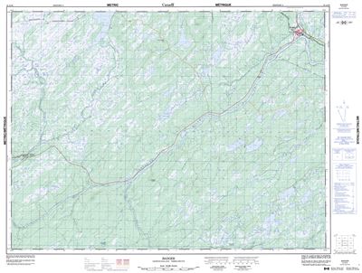 012A16 - BADGER - Topographic Map