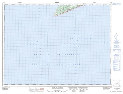 012B06 - CAPE ST. GEORGE - Topographic Map