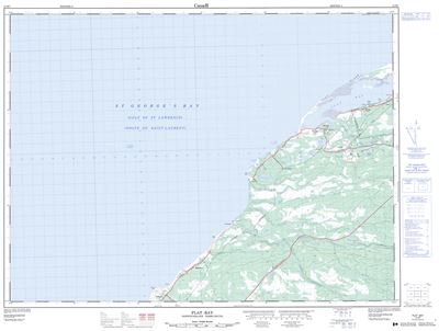 012B07 - FLAT BAY - Topographic Map