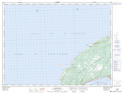 012B11 - MAINLAND - Topographic Map