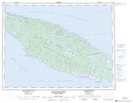 012E - ILE D'ANTICOSTI - Topographic Map