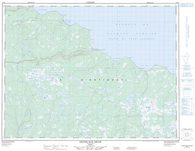 012E08 - GRANDE BAIE BROOM - Topographic Map