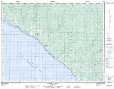 012E12 - RIVIERE AU FUSIL - Topographic Map