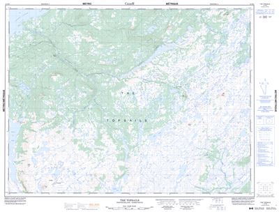 012H02 - THE TOPSAILS - Topographic Map
