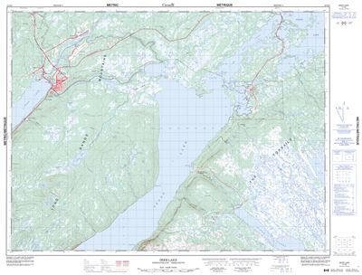 012H03 - DEER LAKE - Topographic Map