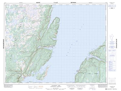 012H15 - JACKSON'S ARM - Topographic Map