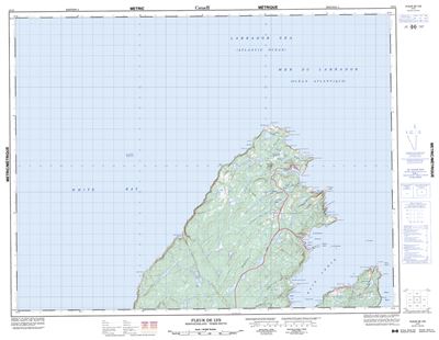 012I01 - FLEUR DE LYS - Topographic Map
