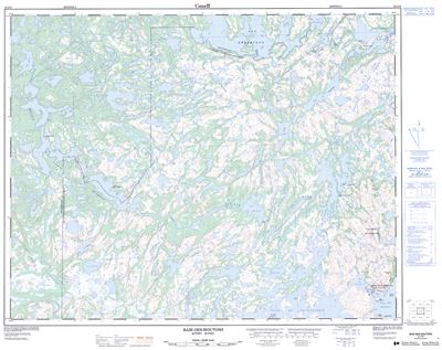 012J14 - BAIE-DES-MOUTONS - Topographic Map