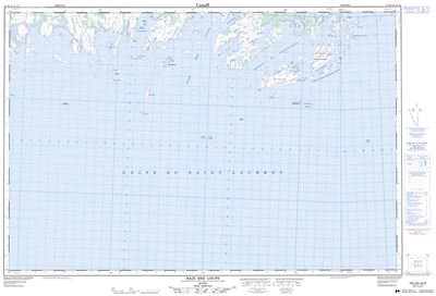 012K01 - BAIE DES LOUPS - Topographic Map