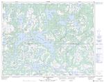 012K07 - LAC WASHICOUTAI - Topographic Map