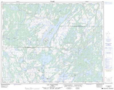 012K08 - LAC COACOACHOU - Topographic Map