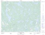 012K09 - LAC WABOUCHAGAMOU - Topographic Map