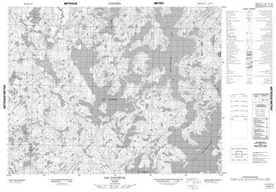 012K11 - LAC D'AUTEUIL - Topographic Map