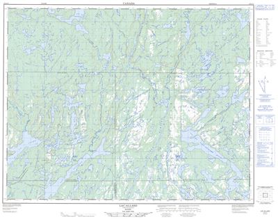 012L11 - LAC-ALLARD - Topographic Map