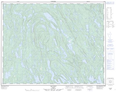 012L15 - LAC DAVY - Topographic Map