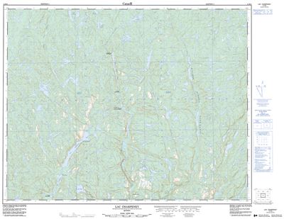 012M04 - LAC CHARPENEY - Topographic Map