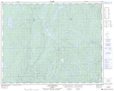 012M05 - LAC COUPEAUX - Topographic Map