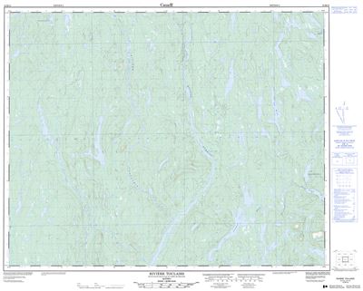 012M12 - RIVIERE TOULADIS - Topographic Map