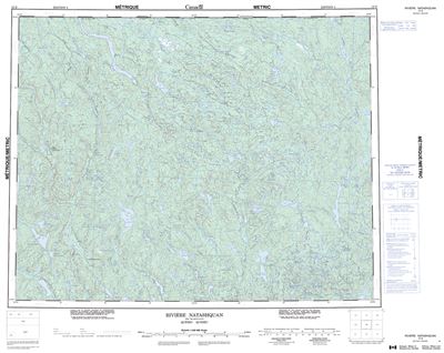012N - RIVIERE NATASHQUAN - Topographic Map