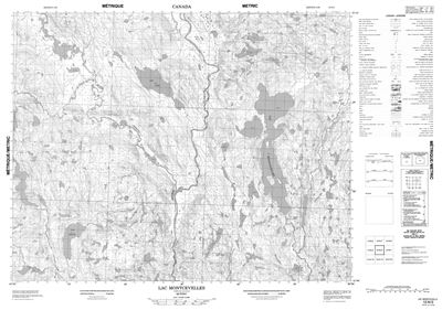 012N02 - LAC MONTCEVELLES - Topographic Map