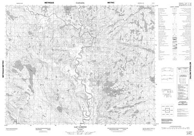 012N07 - LAC LORENS - Topographic Map