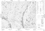 012N08 - LAC BRICONNET - Topographic Map