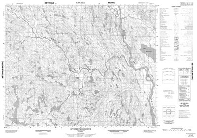 012N09 - RIVIERE MONGEAUX - Topographic Map