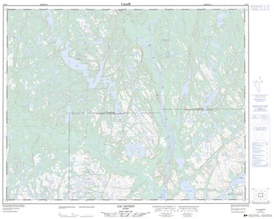 012O07 - LAC NOYROT - Topographic Map