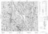 012O10 - LAC DE L'ILE AU CASTOR - Topographic Map