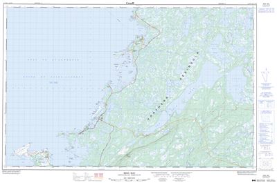 012P02 - BRIG BAY - Topographic Map