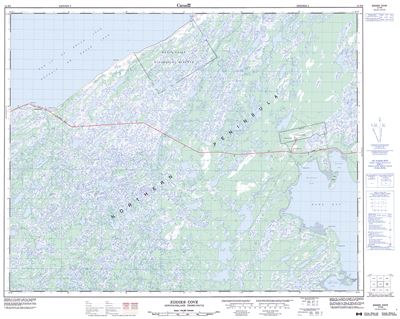 012P08 - EDDIES COVE - Topographic Map