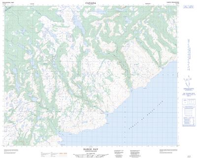 012P16 - BARGE BAY - Topographic Map