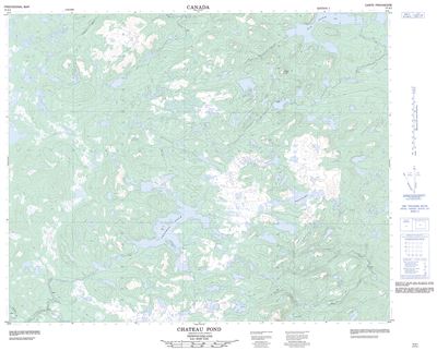 013A01 - CHATEAU POND - Topographic Map