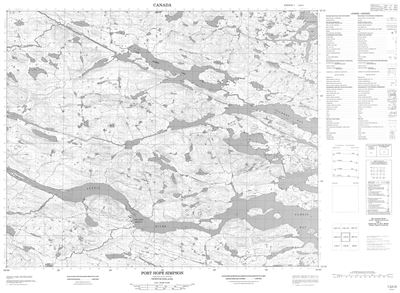 013A09 - PORT HOPE SIMPSON - Topographic Map
