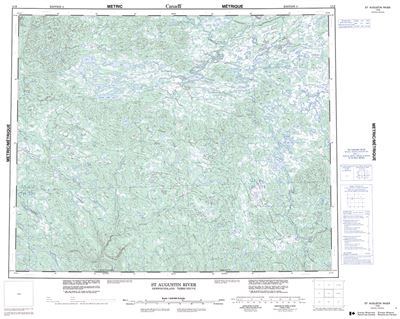 013B - ST AUGUSTIN RIVER - Topographic Map