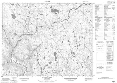 013B03 - HALFWAY POND - Topographic Map