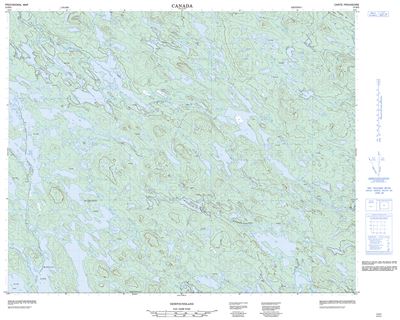 013D02 - PLANCOUET LAKE - Topographic Map