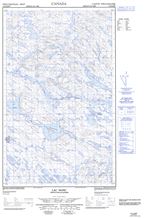 013D05E - LAC MARC - Topographic Map