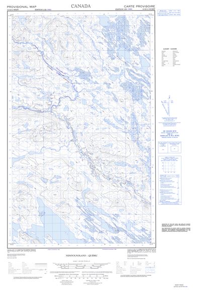 013D11W - NO TITLE - Topographic Map