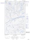 013D12W - LAC ALLIEZ - Topographic Map