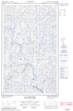 013D13E - LAC GHYVELDE - Topographic Map
