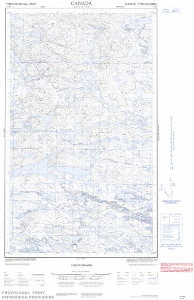 013E09E - NO TITLE - Topographic Map