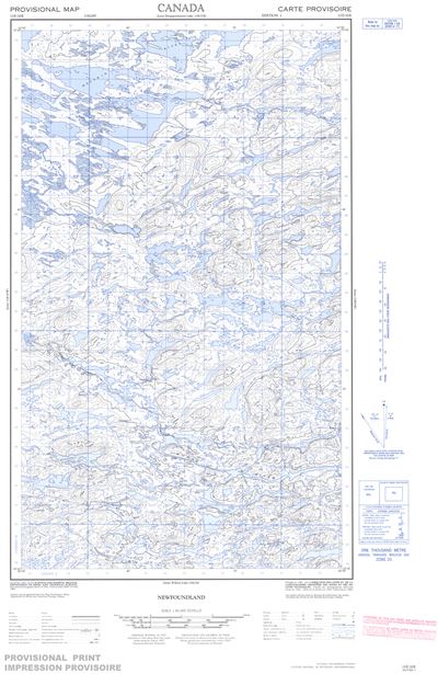 013E10E - NO TITLE - Topographic Map