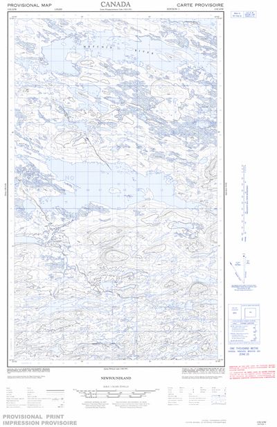 013E10W - NO TITLE - Topographic Map