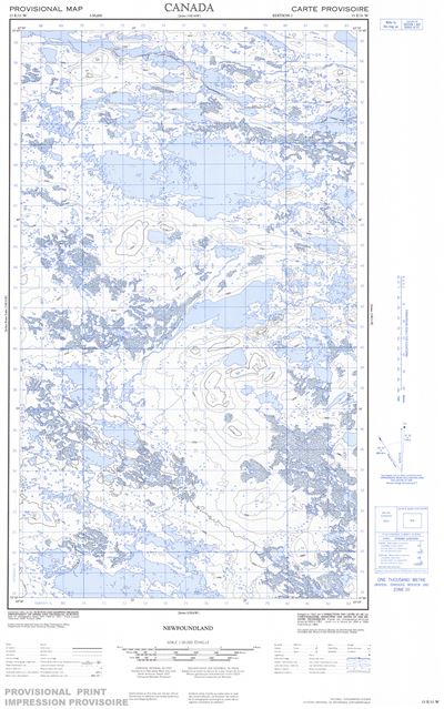013E11W - NO TITLE - Topographic Map
