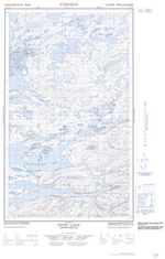 013E16W - HOPE LAKE - Topographic Map