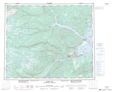 013F - GOOSE BAY - Topographic Map